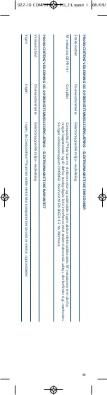 Preview for 42 page of KERR COMPOTHIXO Instructions For Use Manual