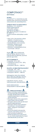 Preview for 43 page of KERR COMPOTHIXO Instructions For Use Manual