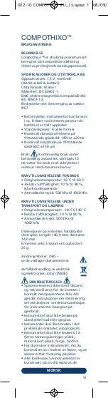 Preview for 53 page of KERR COMPOTHIXO Instructions For Use Manual