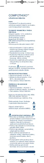 Preview for 73 page of KERR COMPOTHIXO Instructions For Use Manual