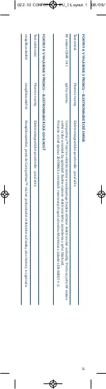 Preview for 77 page of KERR COMPOTHIXO Instructions For Use Manual