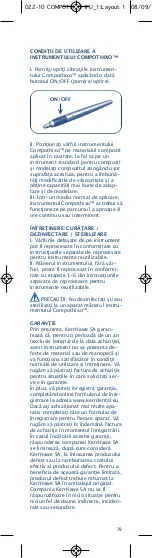 Preview for 81 page of KERR COMPOTHIXO Instructions For Use Manual