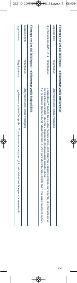 Preview for 126 page of KERR COMPOTHIXO Instructions For Use Manual