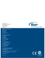 Preview for 48 page of KERR ultra-waxer 2 34844 Directions For Use Manual