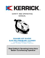 Предварительный просмотр 1 страницы Kerrick D 1012P4 M Safety And Operating Manual