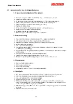 Preview for 12 page of Kersten B00002 Original Operating Manual