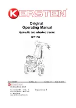 Kersten B00005 Original Operating Manual preview