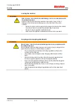 Preview for 18 page of Kersten FKM 60 Operating Manual