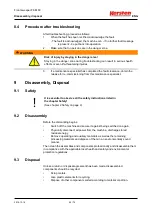 Предварительный просмотр 68 страницы Kersten FKM 60 Operating Manual