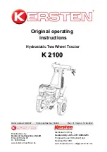 Kersten K2100 Original Operating Instructions preview