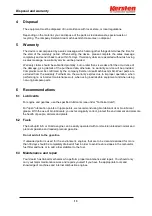 Preview for 13 page of Kersten K2100 Original Operating Instructions