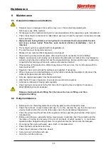 Preview for 17 page of Kersten K2100 Original Operating Instructions