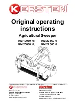 Kersten KM 19060 H Operating Instructions Manual предпросмотр