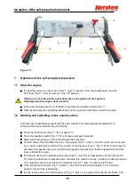 Preview for 16 page of Kersten UBS Alpin Operating Instructions Manual