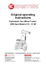 Kersten UBS Easy 13 GE Original Operating Instructions preview