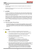 Preview for 11 page of Kersten WKB 60 M-U 70 Original Operating Manual