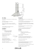 Предварительный просмотр 4 страницы KESKO Cello Rhea 300450I Instruction Manual