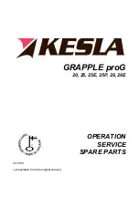 Preview for 1 page of Kesla proG 20 Manual