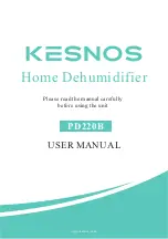 Preview for 1 page of KESNOS PD220B User Manual