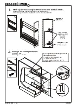 Предварительный просмотр 4 страницы Kesseböhmer 545.61.272 Mounting Instructions