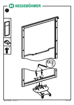 Предварительный просмотр 5 страницы Kesseböhmer 600mm Tandem swivel pull-out Mounting Instructions