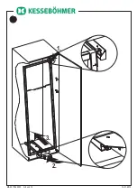 Предварительный просмотр 6 страницы Kesseböhmer 600mm Tandem swivel pull-out Mounting Instructions