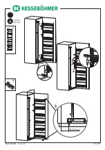 Предварительный просмотр 7 страницы Kesseböhmer 600mm Tandem swivel pull-out Mounting Instructions