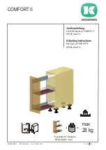 Предварительный просмотр 6 страницы Kesseböhmer COMFORT II Mounting Instructions