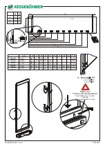 Предварительный просмотр 2 страницы Kesseböhmer Dispensa-Diagonal Mounting Instruction