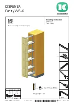 Kesseböhmer DISPENSA Pantry VVS-X Mounting Instruction предпросмотр