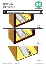 Предварительный просмотр 6 страницы Kesseböhmer DISPENSA Pantry VVS-X Mounting Instruction