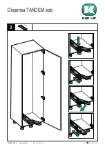 Preview for 5 page of Kesseböhmer Dispensa TANDEM solo Mounting Instructions