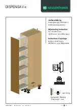 Предварительный просмотр 5 страницы Kesseböhmer DISPENSA V Series Mounting Instructions