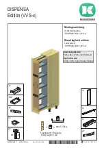 Предварительный просмотр 1 страницы Kesseböhmer DISPENSA VVS Series Mounting Instructions