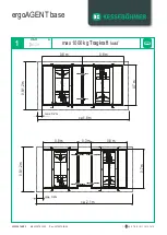 Предварительный просмотр 3 страницы Kesseböhmer ergoAGENT base Mounting Instructions