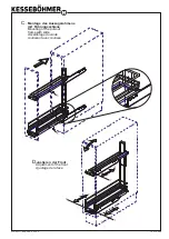 Preview for 3 page of Kesseböhmer Full-extension baking sheet Mounting Instructions