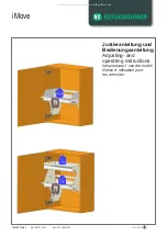 Предварительный просмотр 8 страницы Kesseböhmer iMove Double Tray Mounting Instruction