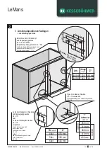 Preview for 4 page of Kesseböhmer LeMans Series Mounting Instructions