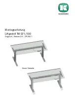 Kesseböhmer Lift TM Q71 Assembly Instructions Manual preview