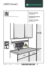 Kesseböhmer LINERO MosaiQ Mounting Instructions preview