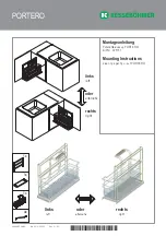 Kesseböhmer PORTERO Mounting Instructions предпросмотр