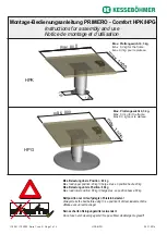 Предварительный просмотр 1 страницы Kesseböhmer PRIMERO - Comfort HPK Instructions For Assembly And Use