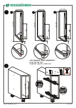 Предварительный просмотр 2 страницы Kesseböhmer Pull-out frame 45 Mounting Instructions