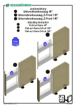 Preview for 5 page of Kesseböhmer Pull-out frame 45 Mounting Instructions