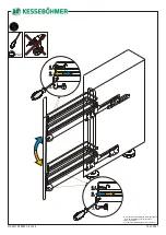 Предварительный просмотр 8 страницы Kesseböhmer Pull-out frame 45 Mounting Instructions