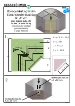 Kesseböhmer REVO 45 Mounting Instruction предпросмотр