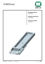 Preview for 11 page of Kesseböhmer TANDEM solo Mounting Instructions