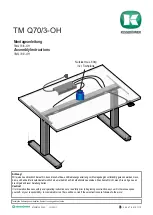 Предварительный просмотр 1 страницы Kesseböhmer TM Q70/3-OH Assembly Instructions Manual