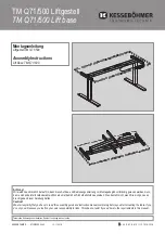 Kesseböhmer TM Q71/500 Assembly Instructions Manual предпросмотр