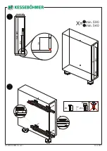 Предварительный просмотр 2 страницы Kesseböhmer Towelholder pull-out Mounting Instructions